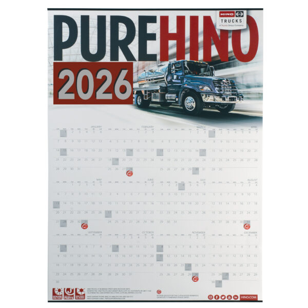 Wall Calendar – Single Sheet
