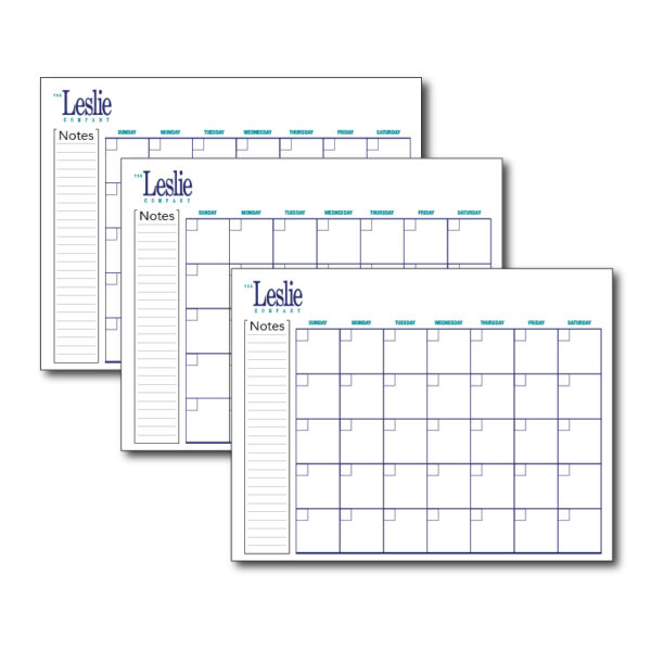 Custom Calendar Notepads